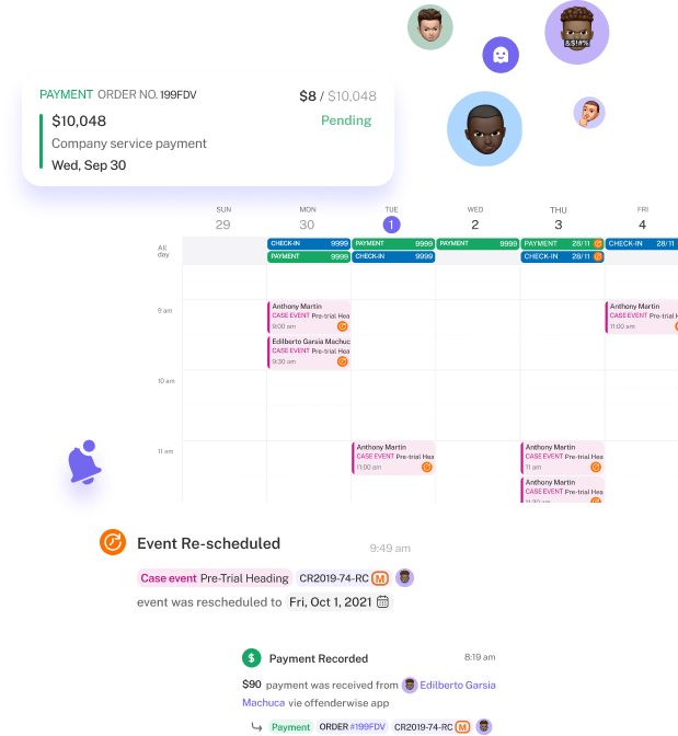 Offenderwise features