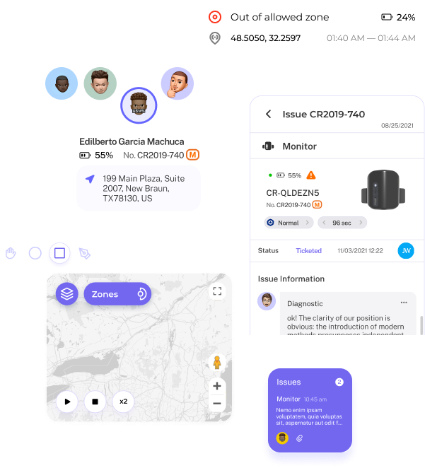 Offenderwise features